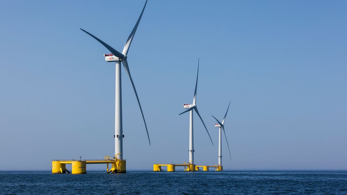 Plovoucí větrné elektrárny mohou pomoci na cestě k větší udržitelnosti